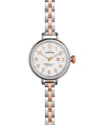 Shinola 'the Birdy' Bracelet Watch, 34mm In White