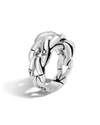 JOHN HARDY STERLING SILVER BAMBOO RING,RB5915X7