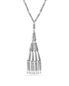 DAVID YURMAN STAX FRINGE NECKLACE WITH DIAMONDS,N13287DSSADI