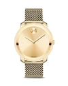 MOVADO BOLD MID SIZE YELLOW GOLD ION-PLATED WATCH, 36MM,3600242