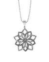 LAGOS STERLING SILVER RARE WONDERS FLORAL STAR PENDANT NECKLACE, 34,07-80984-B34