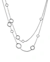 DAVID YURMAN INFINITY NECKLACE WITH PEARLS,N09396 SSBPE44