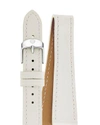 MICHELE DOUBLE WRAP LEATHER WATCH STRAP, 16MM,MS16BX270