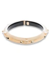 ALEXIS BITTAR STUDDED HINGE BANGLE,AB63B113714