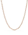 DAVID YURMAN CONTINUANCE NECKLACE IN 18K ROSE GOLD,N13371 8R18