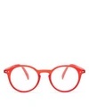 Izipizi Collection D Round Readers, 46mm In Red