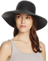 Eric Javits 'hampton' Straw Sun Hat - Black In Black