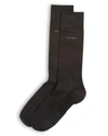 HUGO BOSS MERCERIZED COTTON SOLID SOCKS,5028989500100