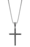 John Hardy Sterling Silver Classic Chain Jawan Cross Pendant Necklace, 20 In Silver