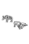 David Donahue 'bull & Bear' Cuff Links In Silver
