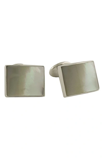 DAVID DONAHUE STERLING SILVER CUFF LINKS,CL550302