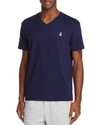 Psycho Bunny Classic V-neck Lounge Tee In Peacoat