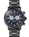Shinola Men's 47mm Runwell Chronograph Watch, Navy In Steel/blue
