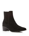 CHARLES DAVID HOLLAND SUEDE BOOTIES,2C17F004