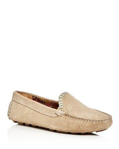 Jack Rogers Taylor Moc Toe Drivers In Dove Grey