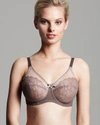 Wacoal Retro Chic Full-figure Underwire Bra 855186, Up To I Cup In Cappuccino