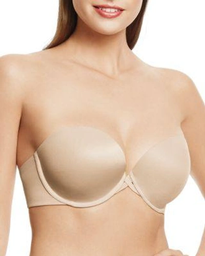 Wacoal Amazing Assets Push Up Strapless Bra In Sand