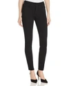 Nydj Ami Embroidered Side Skinny Jeans In Black
