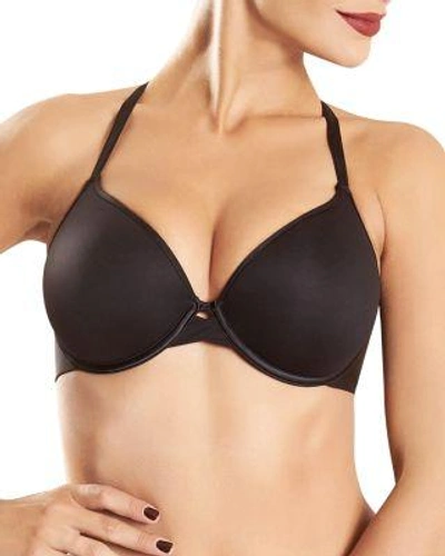 Gucci Modern Invisible Smooth Custom Fit Plunge Bra In Black