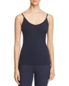 Lafayette 148 Petite Mesh Jersey Camisole In Ink