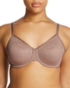 Wacoal Visual Effects Unlined Underwire Minimizer Bra In Deep Taupe