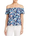 COOPER & ELLA KAYLEE OFF-THE-SHOULDER TOP,CE-F1714P