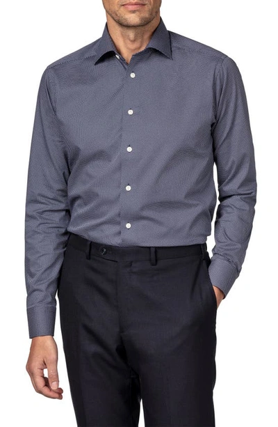 Eton Slim-fit Signature Polka Dot Dress Shirt In Blue