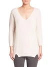 ELIE TAHARI Violetta Rib-Knit Cashmere & Wool Sweater,0400093510657