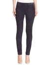 LAFAYETTE 148 Punto Milano Suede-Front Riding Leggings,0400094005488