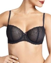 CHANTELLE LE MARAIS LACE UNLINED DEMI BRA,2735