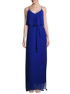LAUNDRY BY SHELLI SEGAL Popover Chiffon Gown,0400094391128