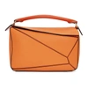 Loewe Puzzle Calfskin Leather Bag - Orange