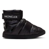 MONCLER Black Puffer High-Top Sneakers,00413/00 53858