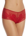 Natori Flora Lace Hipster Briefs In Burnt Red