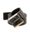 VERSACE Solid Leather Belt,0400094101131