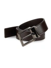 VERSACE Five-Notch Leather Belt,0400094893830