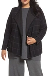 EILEEN FISHER ANGLE FRONT CARDIGAN,F7CJX-K4346X