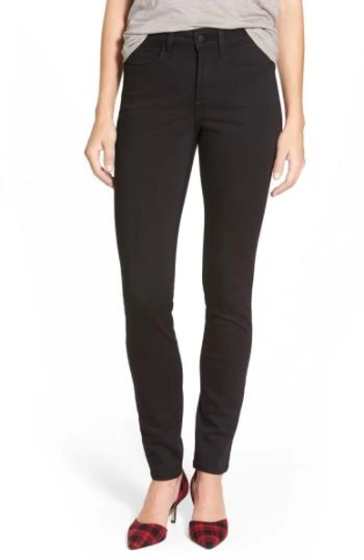 Nydj Ami Embroidered Side Skinny Jeans In Nocolor