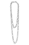 LAGOS 'LINK' CAVIAR CHAIN NECKLACE,04-80791-36