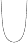 LAGOS STERLING SILVER CAVIAR 3MM ROPE NECKLACE,04-80348-16