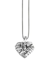Lagos Sterling Silver Heart Of New York Necklace, 34 In Heart Of New York