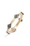 Armenta Old World Diamond Station Ring In Gold