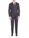 ARMANI COLLEZIONI Pinstriped Wool Suit,0400095747293