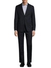 ARMANI COLLEZIONI MODERN-FIT WOOL SUIT,0400095492172