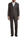 ARMANI COLLEZIONI Pinstripe Wool Suit,0400094705104