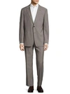 ARMANI COLLEZIONI Regular-Fit Notch-Lapel Suit,0400094542495