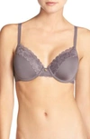 Natori Hidden Glamour Contour Underwire Bra In Gunmetal