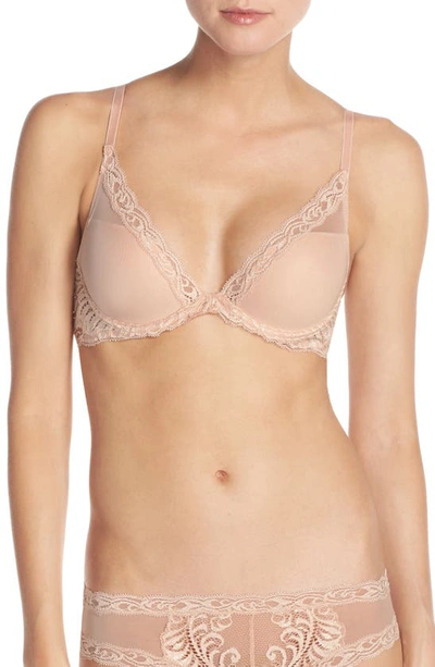 NATORI NATORI FEATHERS PLUNGE T-SHIRT BASICS BRA,730023