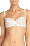 Simone Perele Wish Embroidered Demi Bra In Ivory