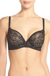 Wacoal Finesse Molded Underwire T-shirt Bra In Black